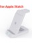 B20-W Apple 100W 3'ü 1 Arada Kablosuz Şarj Cihazı Standı Hızlı Şarj Istasyonu iPhone 11 12 13 14 Samsung S22 S21 Galaxy Apple Watch 8 7 6 (Yurt Dışından) 1