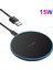 15W Siyah 30W Hızlı Kablosuz Şarj Aleti Pedi Samsung S21 S20 S10 Tipi USB Hızlı Indüksiyon Şarj iPhone 14 13 12 11 Pro 8 x Xs Xr Max (Yurt Dışından) 1