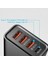 Siyah Ab 48W Hızlı Telefon Şarj Cihazı Hızlı Şarj 3.0 4.0 Pd 30W Duvar Cep Telefonu Şarj Cihazı iPhone 12 11 Xiaomi Samsung USB Tip C Şarj Cihazı (Yurt Dışından) 5