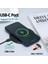 Beyaz Kablo ile 15W Kablosuz Şarj Pedi iPhone 14 13 12 11 Pro Max x Samsung Xiaomi Telefon Qi Şarj Cihazları Indüksiyon Hızlı Şarj Istasyonu Istasyonu (Yurt Dışından) 4