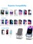 Gri 30W Kablosuz Şarj Standı iPhone 11 12 13 14 Pro Max Xs Xr x 8 Hızlı Şarj Standı Istasyonu Telefon Tutucu Alüminyum Alaşımlı (Yurt Dışından) 3