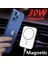 C Tipi Kablo ile 30W Manyetik Araç Kablosuz Şarj Cihazları Telefon Şarj Cihazı iphone 12 13 14 Mini Pro Max Için Kablosuz Hava Firar Araba Hızlı Şarj Istasyonu (Yurt Dışından) 3