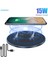 Siyah Kablosuz Şarj Pad 15W Hızlı Şarj Samsung S20 S10 Not 10 20 iPhone 13 12 11 Pro Xs Max Xr x 8 Artı Xiaomi 10 9 Pro (Yurt Dışından) 5