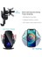 Siyah 15W Manyetik Kablosuz Araç Şarj Cihazı Otomatik Hızlı Şarj Telefon Tutucu iPhone 14 13 12 11 Xr x 8 Samsung Xiaomi Redmi Huawei (Yurt Dışından) 4