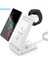 Beyaz 3 In 1 Kablosuz Şarj Standı Galaxy Izle 5 Pro 4 Aktif Tomurcuklar Hızlı Şarj Dock Istasyonu Samsung S23 S22 Z Flod Flip 4 (Yurt Dışından) 3