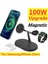 iPhone Kullanıcıları Için 100W 3'ü 1 Arada Manyetik Kablosuz Şarj Standı Samsung S22 S21 Ultra S20 iPhone Apple Galaxy Watch Hızlı Şarj Istasyonu Istasyonu (Yurt Dışından) 3