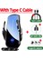 Kablo ile Siyah 100 W Araç Kablosuz Şarj Cihazı Manyetik Oto Araç Telefonu Tutucu iPhone Samsung Xiaomi Için Kızılötesi Indüksiyon Hızlı Şarj Istasyonu (Yurt Dışından) 1
