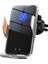 Siyah 30W Kablosuz Şarj Cihazı Araba Hava Firar Halkalı Telefon Kılıfı Tutucu Hızlı Şarj Istasyonu Samsung S22 S21 S20 iPhone 11 12 13 14 Pro Max (Yurt Dışından) 1