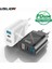Kc Siyah Uslıon 65W Gan USB C Şarj Cihazı Hızlı Şarj Kr Au Ab Abd Tak Pd Usb-C Typec iPhone 14 Xiaomi Samsung S22 Macbook Için Hızlı Şarj Cihazı (Yurt Dışından) 2