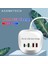 Ingiltere Tak Qc3.0 4 Port USB Şarj Hub'ı 20W Pd Qc3.0 Hızlı Şarj 3.0 Telefon Şarj Cihazı Hızlı Şarj Adaptörü Istasyonu iPhone Xiaomi Samsung Huawei Için (Yurt Dışından) 2