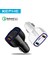 Siyah Kephe Araç Şarj Cihazı Hızlı Şarj 3.0 USB Hızlı Şarj Cihazı Xiaomi Mi 9 iPhone x Xr 8 Huawei Samsung S9 S10 Qc 3.0 USB Araç Şarj Cihazı (Yurt Dışından) 1
