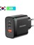 Kr Tak Siyah Rocoren 65W Gan USB Tip C Şarj Cihazı Hızlı Şarj Qc 4.0 Pd 3.0 Qc4.0 Usbc Hızlı Şarj USB Şarj Cihazı iPhone 14 13 Pro MacBook (Yurt Dışından) 1