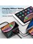 Siyah Abd Aıxxco 100W Kablosuz USB Şarj Cihazı Dock 18W Pd Qc3.0 Hızlı Şarj Istasyonu Akıllı LED Ekran Samsung Huawei iPhone Için 8 Port USB (Yurt Dışından) 2