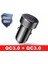 Metal Çift Qc3.0 LED Ekran Metal Pd Qc 3.0 Araç Şarj Cihazı USB Tip C Çift Bağlantı Noktalı Hızlı Şarj Telefon Şarj Cihazı iPhone 13 Samsung Huawei Xiaomi (Yurt Dışından) 1