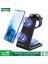 Samsung Beyaz Bonola 3'ü 1 Arada Kablosuz Şarj Istasyonu Samsung Galaxy WATCH/BUDS/S22/S21 Samsung NOTE10/NOTE20 Için Hızlı Qi Kablosuz Şarj Cihazı (Yurt Dışından) 4