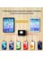 Ab Tak Asx9 Siyah 8 Port USB Hub Qı Kablosuz Şarj Cihazı iPhone Samsung Xiaomi 100 W Çoklu USB C Hızlı Şarj Cihazı Qc3.0 Hızlı Şarj Şarj Istasyonu (Yurt Dışından) 4
