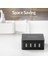 Abd Plug Dhe Siyah Orıco Masaüstü USB Şarj Cihazı Serisi Çok Portlu USB Şarj Dock'u iPhone Samsung Xiaomi Huawei Için Ev Ofis Masası Şarj Istasyonu (Yurt Dışından) 4