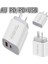 Beyaz 20W Pd iPhone 12 13 14 Pro Max 25W 20W Hızlı Şarj Pd Şarj Cihazı Qc3.0 USB Tip C Au Seyahat Güç Adaptörü Avustralya Yeni Zelanda (Yurt Dışından) 2
