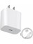 Ab 20W Şarj Cihazı 20W Hızlı Şarj Pd USB C Şarj Cihazı Apple iPhone 13 Pro 12 11 8 14 ipad Ab Güç Adaptörü Abd Tak Pd Şarj Tipi C Bağlantı Noktası Kablosu (Yurt Dışından) 5