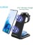 Samsung Beyaz Aldnoah 3 In1 Kablosuz Şarj Istasyonu Samsung Galaxy İZLE/BUDS/S10/S9 Samsung NOTE10/NOTE9 Için Hızlı Kablosuz Şarj Cihazı (Yurt Dışından) 2