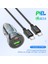C'den C'ye Kablo Hoco Şeffaf Pd 30W USB Araç Şarj Cihazı Hızlı Şarj Qc Supercharge Fcp iPhone 14 13 Pro Max Pd C Tipi Şarj Cihazı Araç Şarj Cihazı (Yurt Dışından) 1