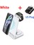 Siyah Abd Plug ile 3 In 1 Kablosuz Şarj Standı IPhone 13 12 11 Xr 8 Apple Watch 30 W Hızlı Şarj Dock Istasyonu Samsung Huawei Xiaomi Için (Yurt Dışından) 1