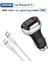 Siyah 1m C2L USB C Araç Şarj Cihazı Pd 38W Type-C Çift Qc3.0 USB 20W Pd Hızlı Şarj Araç Içi Hızlı Şarj Adaptörü Mini Evrensel Araç Telefonu Şarj Cihazı (Yurt Dışından) 1