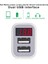 Typec Şarj Cihazı Gümüş Araç Şarj Cihazı Dijital Ekran Çift Bağlantı Noktalı USB Adaptörü 2.1A Araç Şarj Cihazı Samsung Cep Telefonu Için Çift Tip C USB Hızlı Şarj (Yurt Dışından) 2