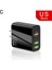 Abd Siyah 65W USB Tip C Şarj Cihazı USB Hızlı Şarj 3.0 IPhone 14 13 Pro Için 5 Bağlantı Noktası Huawei Xiaomi Samsung USB Tip C Şarj Cihazı (Yurt Dışından) 1
