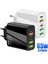 Abd Siyah 65W USB Tip C Şarj Cihazı USB Hızlı Şarj 3.0 IPhone 14 13 Pro Için 5 Bağlantı Noktası Huawei Xiaomi Samsung USB Tip C Şarj Cihazı (Yurt Dışından) 3