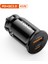 Pd ve Qc Siyah Toocki USB Araç Şarj Cihazı Hızlı Şarj Qc 3.0 45W 5A Tipi Pd Araç Cep Telefonu Şarj Cihazları iPhone 12 13 Pro Xiaomi Huawei Samsung (Yurt Dışından) 1