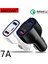 C Tipi Kablolu Beyaz Baecoar 7A Araç Şarj Cihazı Hızlı Şarj 3 USB Araç Şarj Cihazları iPhone Için Usbc Hızlı Şarj Cihazı Pd Xiaomi Redmi Samsung Için Şarj Adaptörü (Yurt Dışından) 2