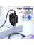 Beyaz Abd Gtwın Qc4.0 Qc3.0 20W USB C Telefon Şarj Cihazı LED Ekran Tip C Hızlı Şarj Taşınabilir Adaptör iPhone 13 12PRO iPad Huawei Xiaomi (Yurt Dışından) 4