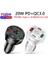 Siyah A PD20W Qc 3.0 USB Araç Şarjı Hızlı Şarj Qc3.0 Pd USB C Hızlı Şarj Telefon Adaptörü iPhone 13 12 11 Pro Max Xiaomi Huawei Samsung S20 S10 (Yurt Dışından) 1