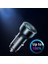 Siyah 1.5m Kablo ile 65W Supervooc 2.0 Araç Şarj Cihazı Dijital Ekran Hızlı Araç Şarj C Tipi Kablo Için Oppo Find X3 X2 Reno 5g Ace 2 X20 Realme X50 (Yurt Dışından) 4