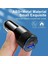Siyah Tip C USB 2 Bağlantı Noktalı Araç Şarj Cihazı Telefon Şarj Cihazı 3A Hızlı Şarj 12V 15W Çakmak Adaptörü iPhone Samsung Için Güç Çıkışı (Yurt Dışından) 2