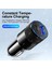 Gümüş Pd 20W 3.1A Tip C USB Araç Şarj Cihazı Hızlı Araç Güç Adaptörü iPhone Xiaomi Redmi Poco Samsung Huawei Onur Oppo USB C Şarj Cihazı (Yurt Dışından) 2