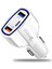Beyaz 30W Pd USB C Araç Şarj Cihazı Hızlı Şarj 4.0 3.0 Qc4.0 Qc3.0 Telefon Şarj Cihazı Tip C iPhone 13 Xiaomi Huawei Samsung Için Hızlı Şarj (Yurt Dışından) 1