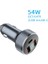 Pd Çift USB 54W 3in1 72W USB C Araç Şarj Cihazı Hızlı Şarj Qc3.0 Pd Tip C Araç Telefonu Şarj Cihazı iPhone 13 Xiaomi Samsung iPad Dizüstü Bilgisayarlar Tabletler (Yurt Dışından) 1