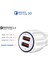 Beyaz 3A Hızlı Şarj 3.0 USB Araç Şarj Cihazı iphone 11 Için Xiaomi Mi 10 Supercharge Scp Qc3.0 Hızlı USB Araç Telefonu Hızlı Şarj (Yurt Dışından) 2