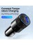 Siyah Araç Şarj Cihazı Araç Içi Şarj Cihazı USB C Araç Şarj Cihazı Hızlı Şarj 3.0 Tip C iPhone 13 Pro Max Için Hızlı Şarj Telefon Adaptörü Redmi Huawei Samsung (Yurt Dışından) 3