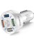 4 Port Beyaz 7A 48W Hızlı Şarj 4 Port USB Araç Şarj Cihazı iPhone 14 13 Xiaomi Huawei Cep Telefonu Şarj Adaptörü Arabada Hızlı Şarj (Yurt Dışından) 1
