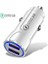 Tip 3 Beyaz Hızlı Şarj 3.0 Araç Şarj Cihazı Taşınabilir 5V 3A Hızlı Şarj Gps 3 Port USB Araç Şarj Cihazı iPhone Samsung iPad Için USB Şarj Adaptörü (Yurt Dışından) 1