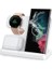 Beyaz 30W 3 In 1 Kablosuz Şarj Standı Samsung Galaxy S22 S21 Ultra S20 S10 Hızlı Şarj Istasyonu Istasyonu Watch5 Pro Tutucu Buds2 (Yurt Dışından) 1
