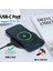 Yalnızca Siyah Ped 100W Kablosuz Şarj Pedi iPhone 14 13 12 11 Pro Max x Samsung Indüksiyon Telefon Şarj Cihazları Hızlı Kablosuz Şarj Istasyonu Istasyonu (Yurt Dışından) 3