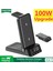 iPhone Için Abd 100W 4'ü 1 Arada Kablosuz Şarj Cihazı Katlanabilir iPhone 14 13 12 11 Samsung Galaxy Apple Watch 7/6 Hızlı Şarj Istasyonu Istasyonu (Yurt Dışından) 2
