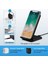 Siyah 100W Kablosuz Şarj Standı iPhone 14 13 12 11 Pro x Xs Max Xr 8 Samsung S22 S21 Hızlı Şarj Standı Istasyonu Telefon Tutucu (Yurt Dışından) 2