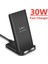 Siyah 30W Çift Bobin Kablosuz Şarj Cihazı iPhone 11 12X8 10 Artı Telefon Hızlı Şarj Pad Dock Istasyonu Samsung S8 S9 S9 + Not 8 (Yurt Dışından) 1