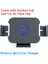 A No Araç Şarj Cihazı 15W Araç Kablosuz Şarj Cihazı Katlanır Ekran Çift Bobin Hızlı Telefon Tutucu Şarj Istasyonu Samsung Galaxy Fold 4 3 2 iPhone 14 Pro (Yurt Dışından) 1