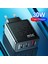 Abd Siyah Olaf USB Şarj Cihazı Tip C 30W Pd Hızlı Şarj 3port Hızlı Şarj 3.0 Cep Telefonu Güç Adaptörü iPhone Samsung Için USB C Şarj Cihazları (Yurt Dışından) 5